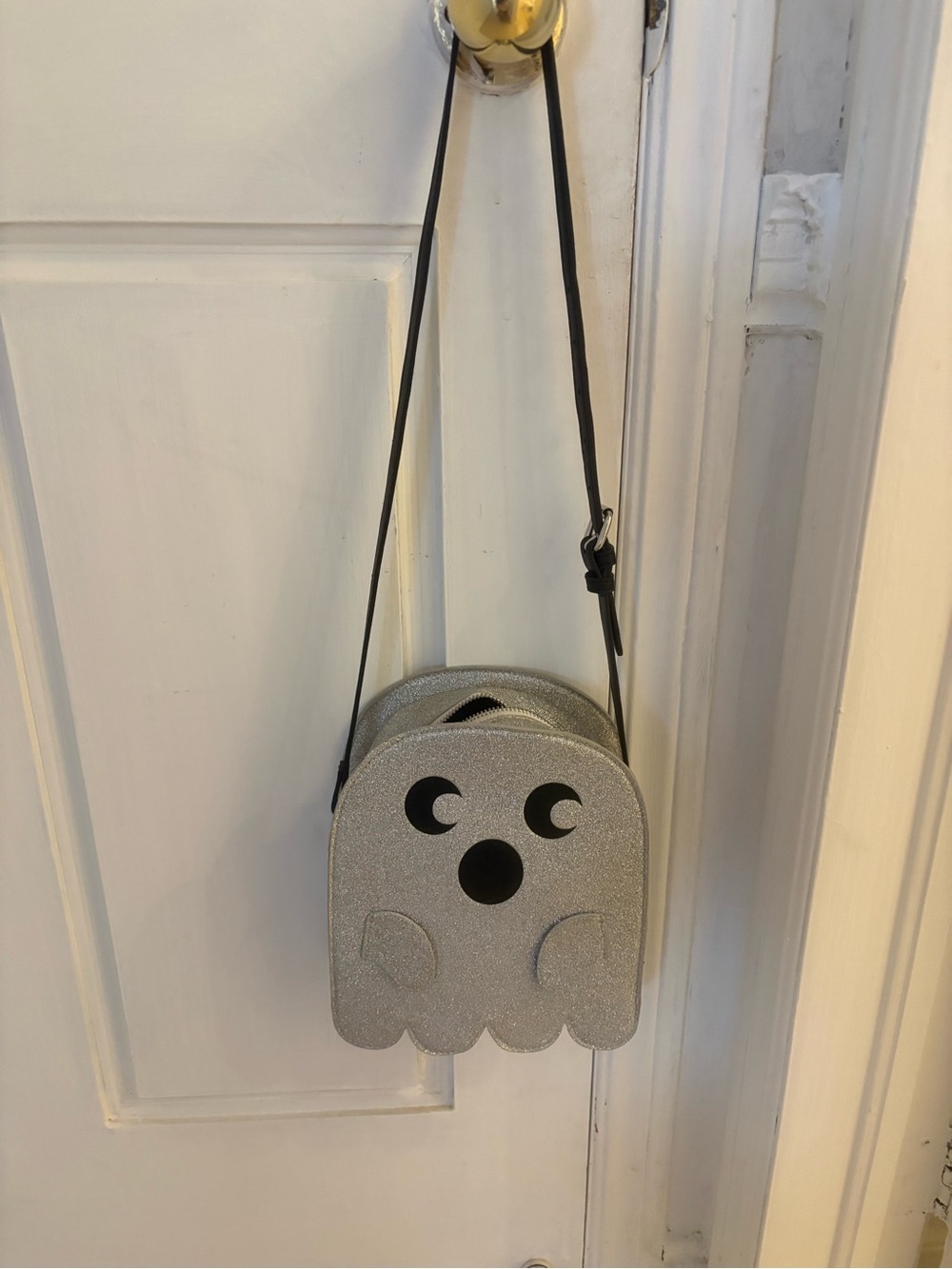 Silver Glitter Ghost Crossbody Bag Halloween 🎃 👻